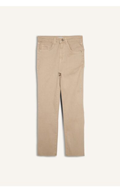 DeFacto Crop Flare Fıt Yüksek Bel Bilek Boy Jean Pantolon