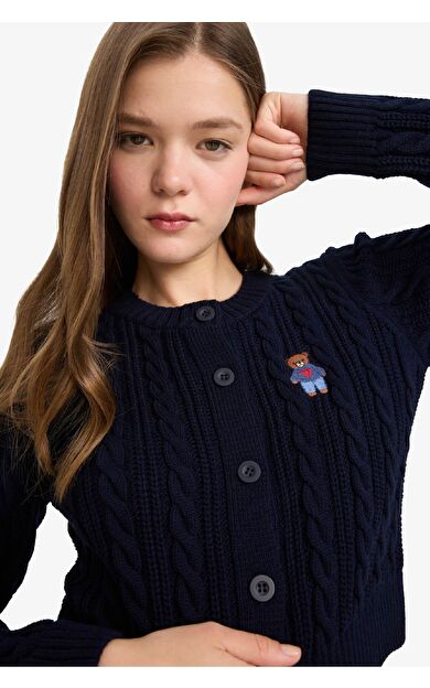 Coool Regular Fit Bisiklet Yaka Hırka E8237AX25WNNV215