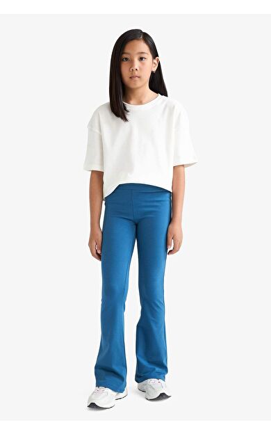 DeFacto Kız Çocuk Flare Fit Fitilli Kaşkorse Pantolon