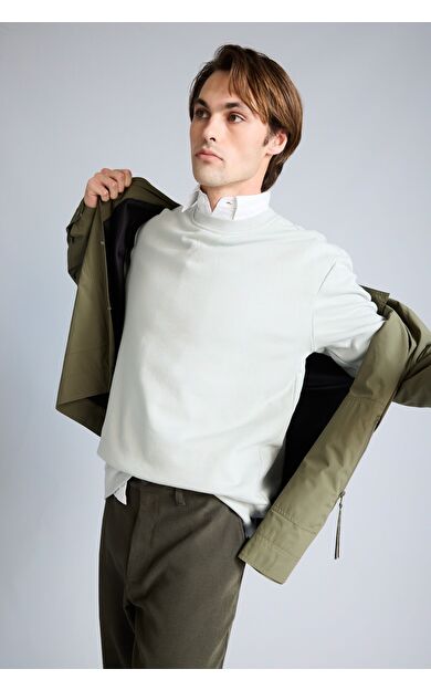 DeFacto %100 Pamuk Basic Sweatshirt