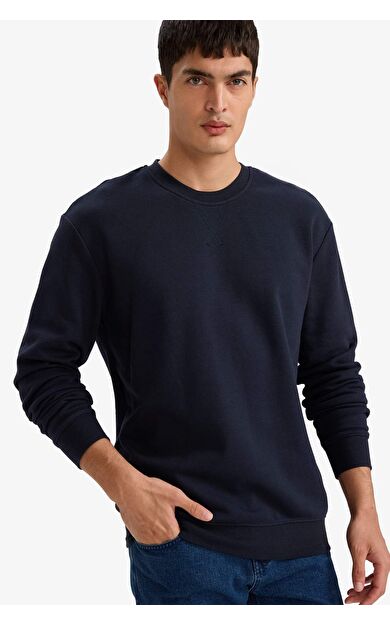 %100 Pamuk Basic Sweatshirt