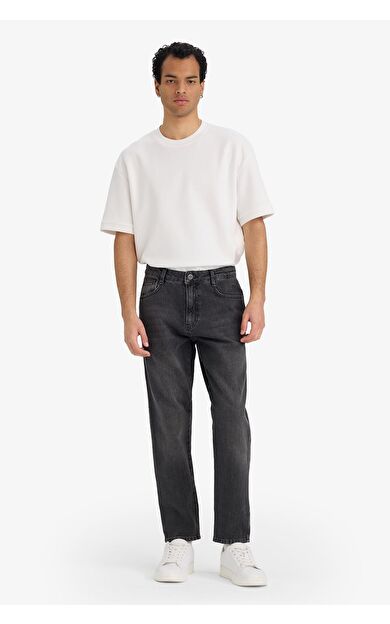 DeFacto 90's Slim Fit Dar Paça Jean Pantolon