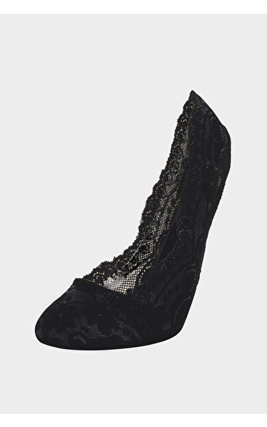 DeFacto Kadın Dantelli Babet Çorap E8650AXNSBK27