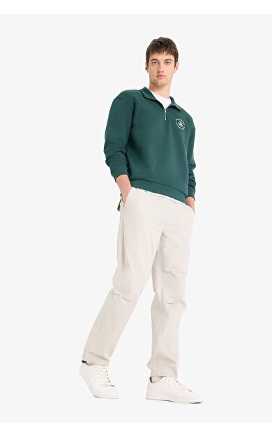 DeFacto Wide Leg Paraşüt Pantolon E8729AX25AUBG766