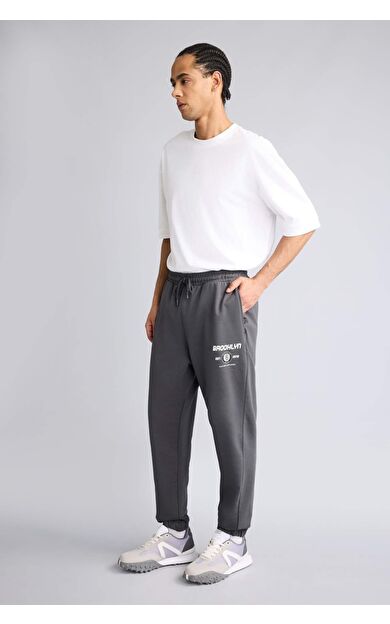DeFacto DeFactoFit NBA Brooklyn Nets Standart Fit Cepli Jogger