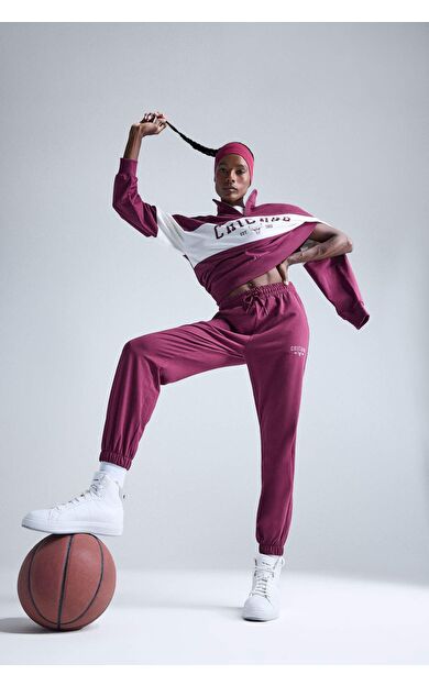 DeFacto DeFactoFit NBA Chicago Bulls Standart Fit Cepli Jogger Paça Standart Boy Pantolon