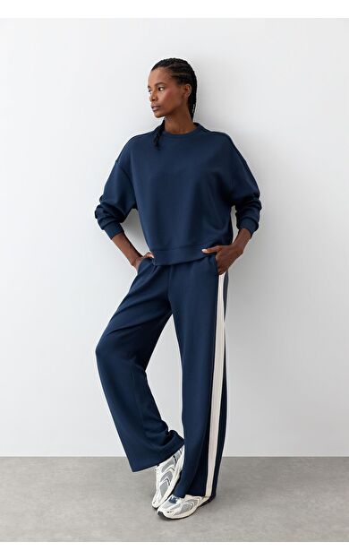 DeFacto DeFactoFit Wide Leg Geniş Paça Standart Boy Modal Sporcu Eşofman Altı E8956AX25AUNV165