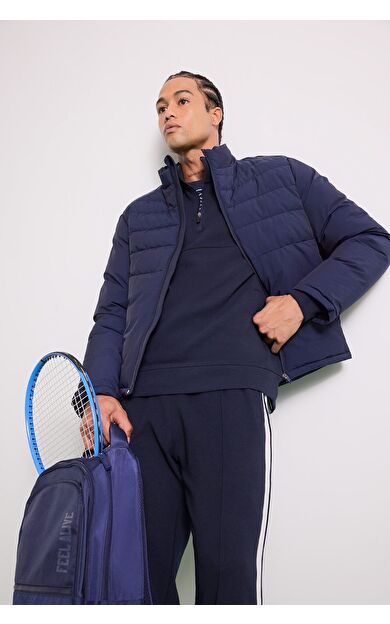 DeFacto DeFactoFit Su İtici Regular Fit Fermuarlı Su Geçirmez Mont