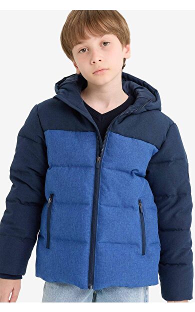 Erkek Çocuk Su İtici Kapüşonlu Mont E9346A825WNNV30