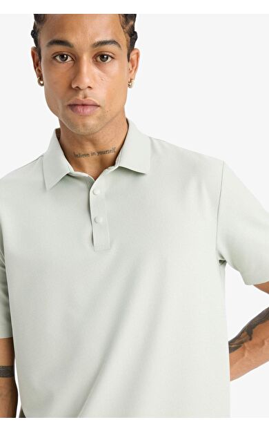 DeFactoFit Standart Fit Polo Yaka Sporcu Kısa Kollu Tişört E9351AX25AUKH494