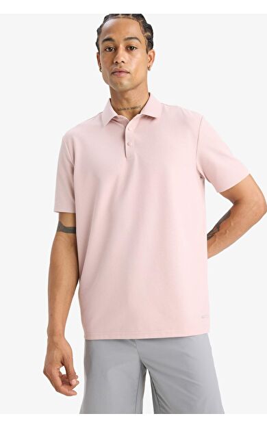 DeFacto DeFactoFit Standart Fit Polo Yaka Sporcu Kısa Kollu Tişört E9351AX25AUPR345