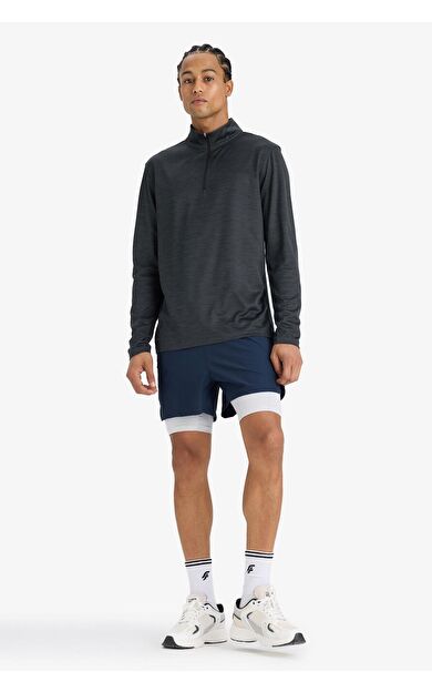 DeFacto DeFactoFit Slim Fit Dar Kesim Sporcu Kısa Paça Şort E9365AX25AUNV253