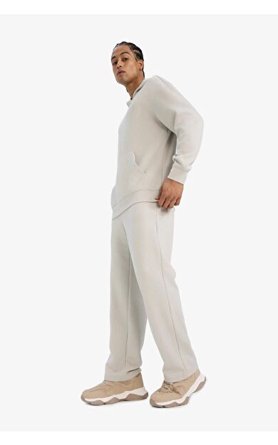 Wide Leg Cepli Geniş Paça Eşofman Altı E9433AX25AUGR437