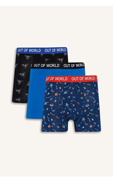 DeFacto Regular Fit Uzay Baskılı 3'lü