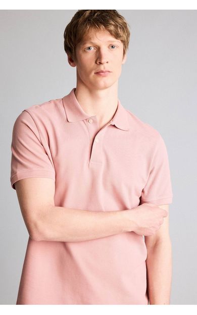 DeFacto %100 Pamuk Polo Tişört Bordo E9504AX26SPBR138