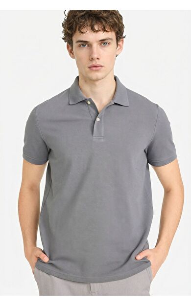 DeFacto Regular Fit Polo Yaka Kısa Kollu Polo Tişört