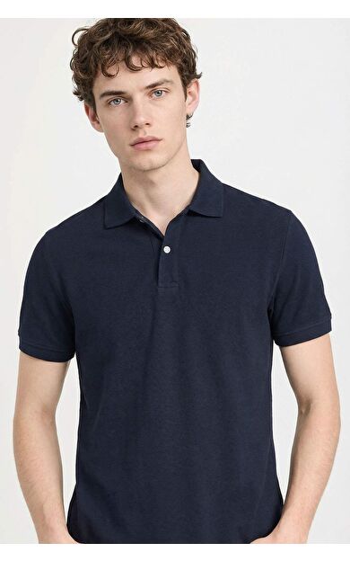%100 Pamuk Polo Tişört