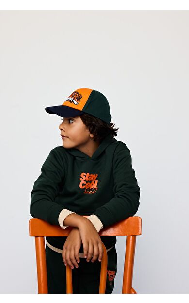DeFacto Erkek Çocuk Regular Fit Kapüşonlu İçi Yumuşak Tüylü Sweatshirt