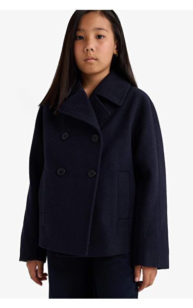 Kız Çocuk Ceket Yaka Mont