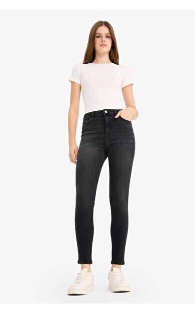 DeFacto Skinny Fit Yüksek Bel Bilek Boy Jean Pantolon E9820AX25AUNM40