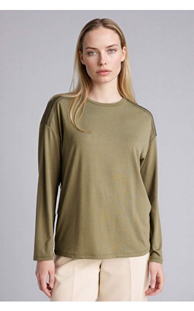 DeFacto Regular Fıt Uzun Kollu Tişört