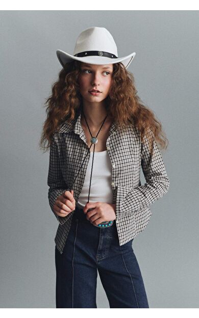 Kadın Pamuklu Bucket Şapka