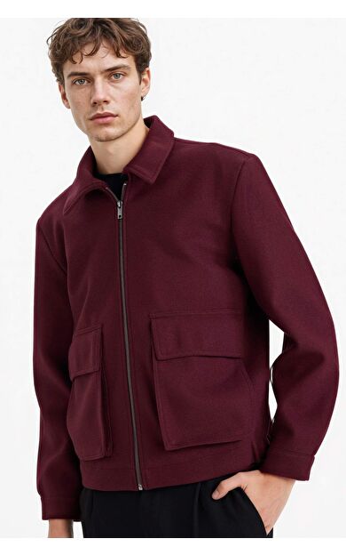 Fermuarlı Cepli Mont