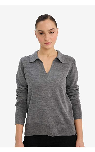 Regular Fit Polo Yaka Kazak