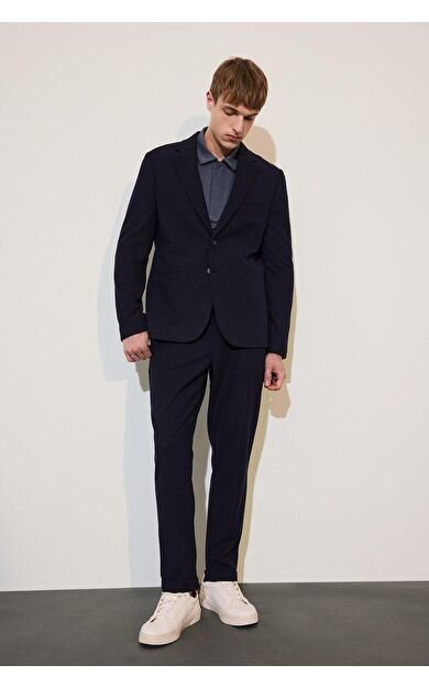 DeFacto Tailored Fit Daralan Kesim Kısa Paça Penye Pantolon