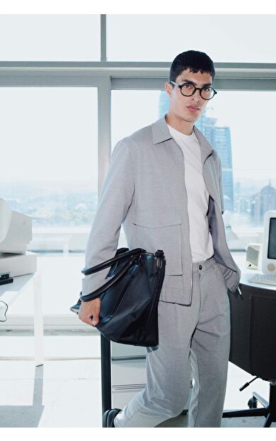 DeFacto Relax Fit Polo Yaka Fermuarlı Mont