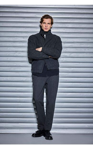 Jogger Fit Düz Paça Penye Pantolon