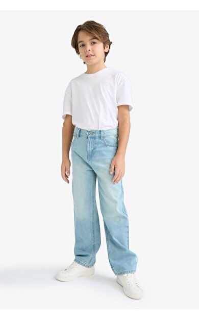 DeFacto Erkek Çocuk Wide Leg Geniş Paça Pantolon F0452A825AUNM28
