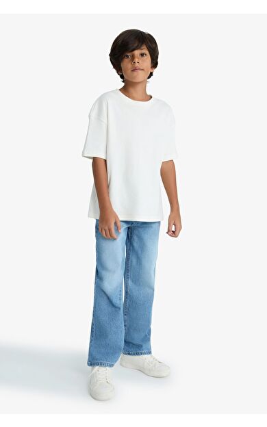 DeFacto Erkek Çocuk Wide Leg Geniş Paça Pantolon F0452A825AUNM35