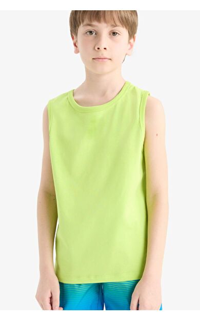 DeFacto Erkek Çocuk Bisiklet Yaka Atlet F0693A825HSGN667