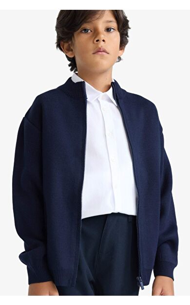 Erkek Çocuk Yarım Fermuarlı Hırka F0817A825AUNV253