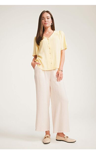 DeFacto Regular Fit Cep Detaylı Geniş Paça Pantolon F0988AX25SMBG115