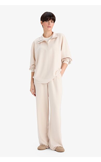DeFacto Wide Leg Cepli Modal Pantolon