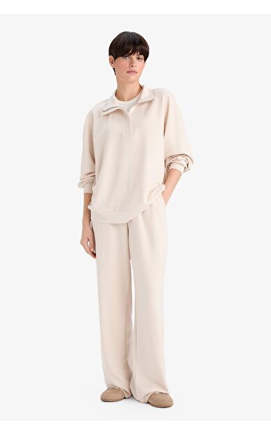 DeFacto Wide Leg Cepli Modal Pantolon