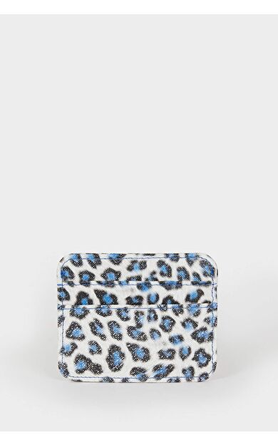 Kadın Desenli Suni Deri Kartlık