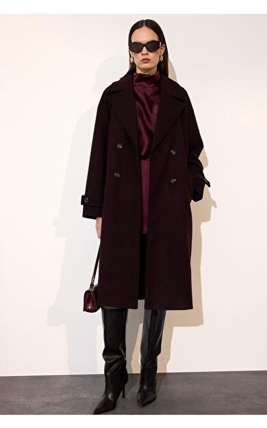DeFacto Regular Fit Kaşe Kaban