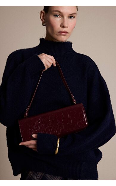 Kadın Suni Deri Baget Çanta