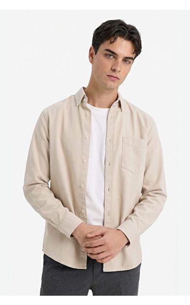 Regular Fit Gabardin Gömlek