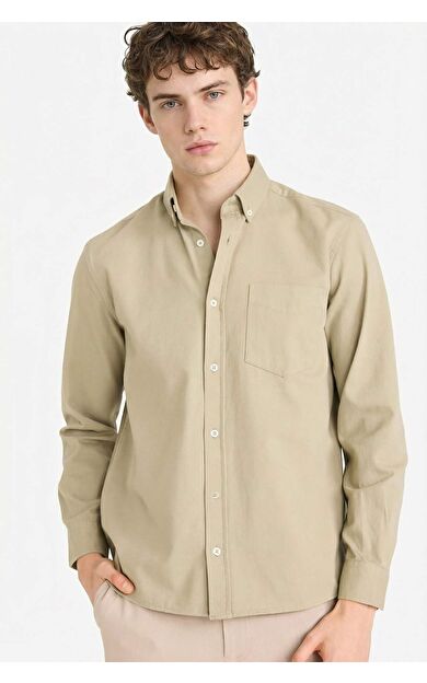 Regular Fit Gabardin Gömlek