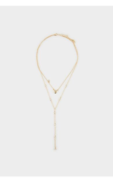 DeFacto Kadın Kalpli Y Kolye