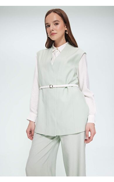 DeFacto V Yaka Twill Yelek