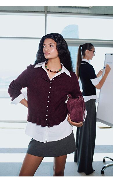 Kadın Süet Çapraz Çanta