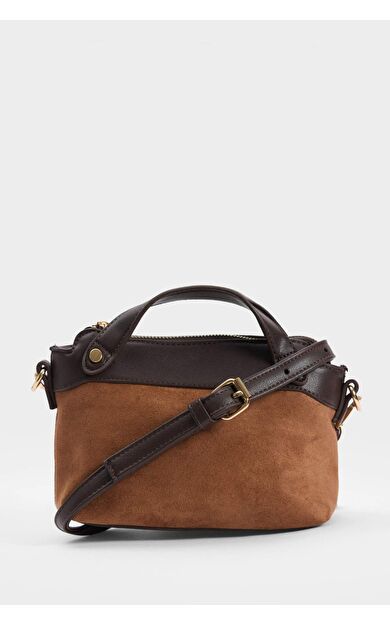 DeFacto Kadın Süet Çapraz Çanta