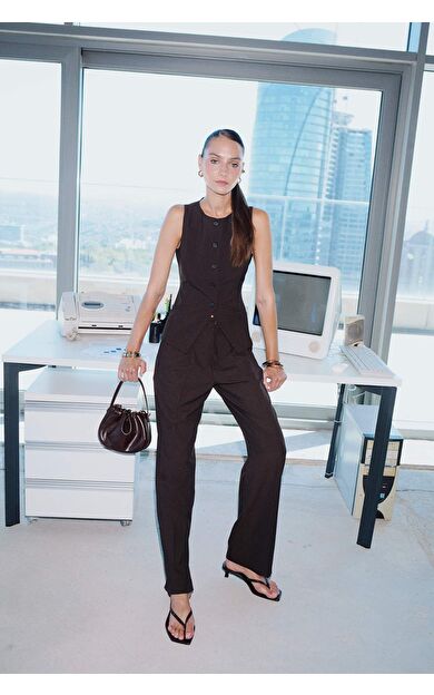 Kadın Suni Deri Çapraz Çanta F1569AXNSBN66