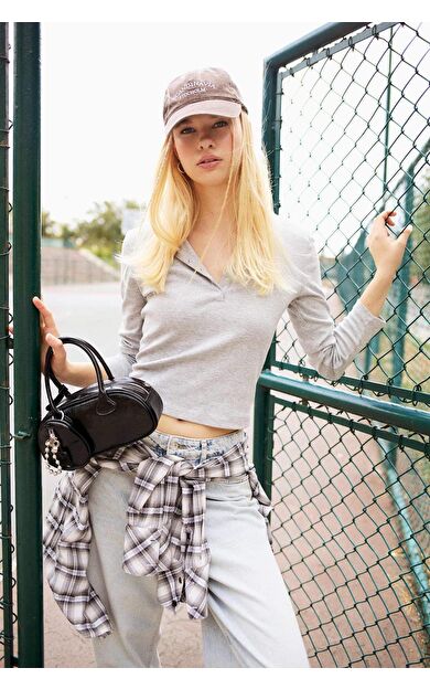 Kadın Suni Deri Çapraz Çanta F1571AXNSBK27