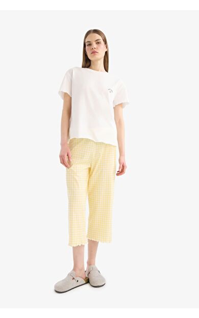 DeFacto Fall in Love Regular Fit Kısa Kollu 2'li Takım F1595AX25SMYL118
